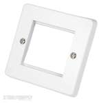 Allen & Heath IP1 Faceplate For IP1/IP4 wallplate, EU/UK fitting White