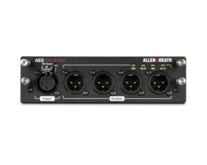 Allen & Heath M-DL-AES2I8O-A AES3 Audio Digital I/O Card for dLive (2 In / 8 Out)