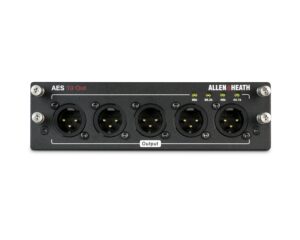 Allen & Heath M-DL-AES6I4O-A AES3 Audio Digital I/O Card for dLive (6 In / 4 Out)
