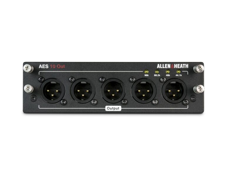 Allen & Heath M-DL-AES6I4O-A AES3 Audio Digital I/O Card for dLive (6 In / 4 Out)