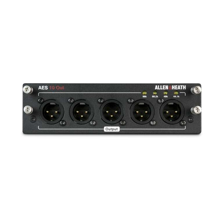 Allen & Heath M-DL-AES6I4O-A AES3 Audio Digital I/O Card for dLive (6 In / 4 Out)