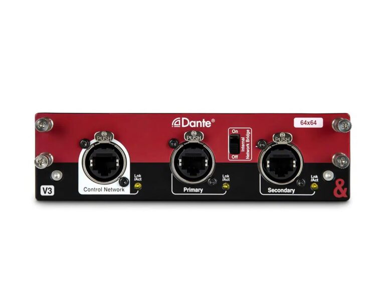 Allen & Heath Dante 64×64 64-channel Dante Option Card for dLive & Avantis Consoles