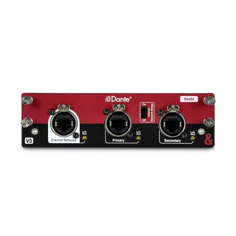 Allen & Heath Dante 64×64 64-channel Dante Option Card for dLive & Avantis Consoles