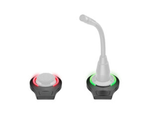 Audio Technica AT8657/LED Flush Mount Mic Socket with Contact Closure