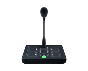 Optimal Audio Talk 8 8-Zone Digital Paging Station with Gooseneck