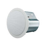 Optimal Audio Up 4 4" Ceiling Speaker with Backcan 25W 100V White