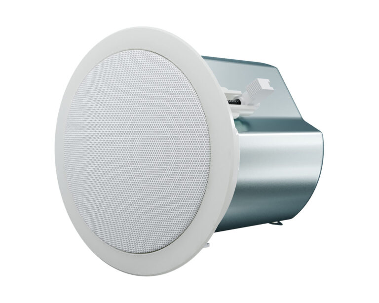 Optimal Audio Up 4 4″ Ceiling Speaker with Backcan 25W 100V White