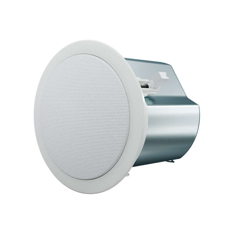 Optimal Audio Up 4 4" Ceiling Speaker with Backcan 25W 100V White
