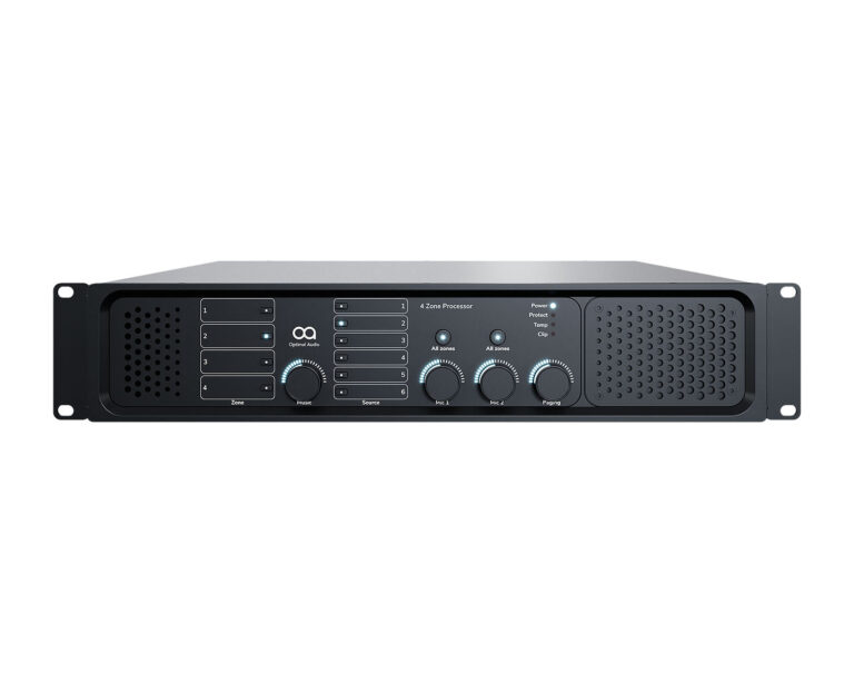 Optimal Audio Zone 4P Amplifier & Audio Controller