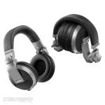 Pioneer DJ HDJ-X5-S Pro DJ 40mm Headphones with Swivel Ear Silver - Image 2