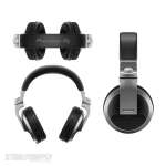 Pioneer DJ HDJ-X5-S Pro DJ 40mm Headphones with Swivel Ear Silver - Image 3