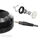 Pioneer DJ HDJ-X7-K Pro DJ 50mm Headphones with Swivel Ear Black - Image 4