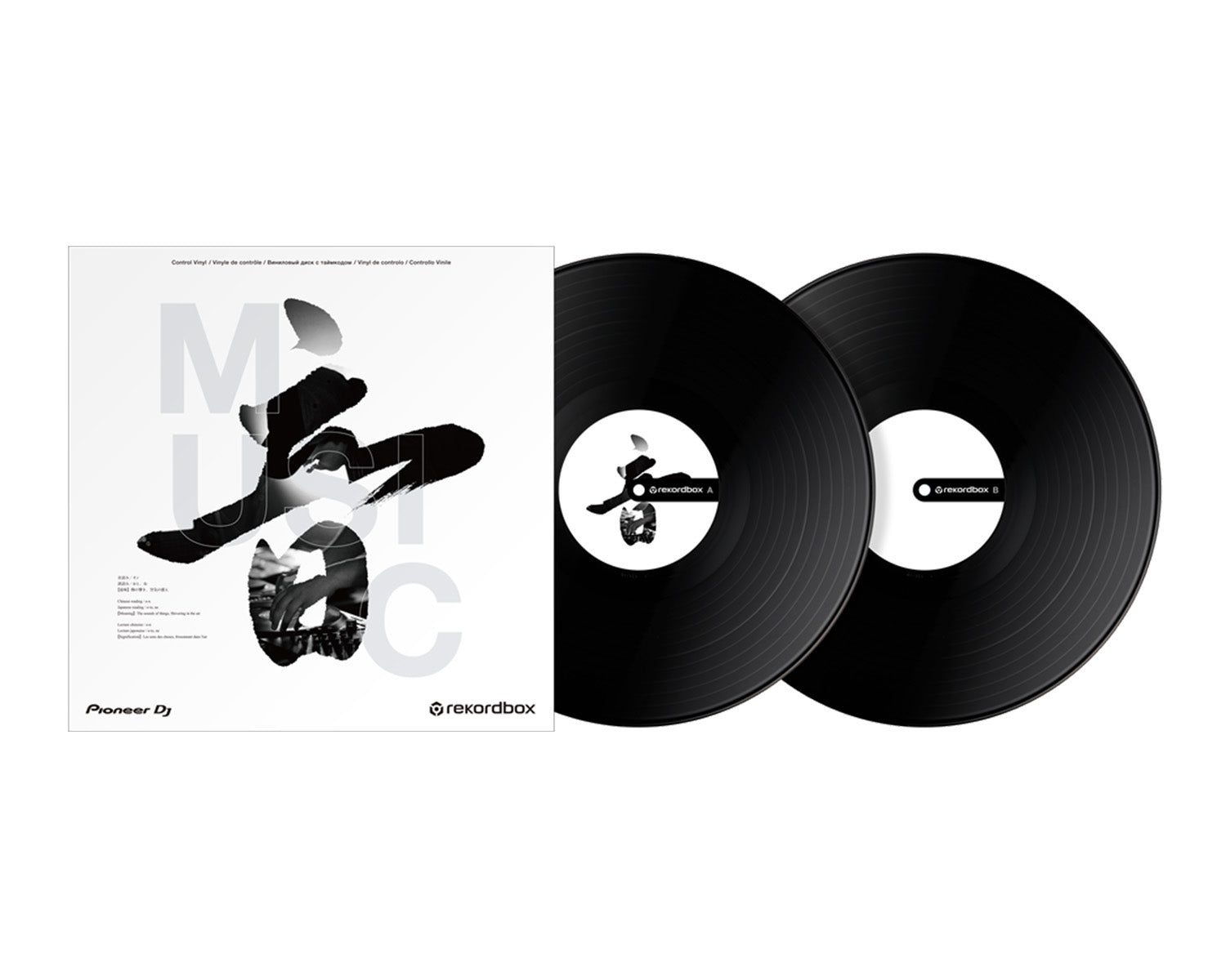 PIORBVD2K.C_Pioneer_DJ_RB-VD2-K_Image_1.jpg Pioneer DJ RB-VD2-K Control Vinyl Black for PLX500 / PLX1000 (PAIR) - Image 1