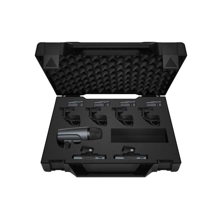 Sennheiser e600 evolution Drum Set with Case 1x e602-II / 4x e604 / 2x e614