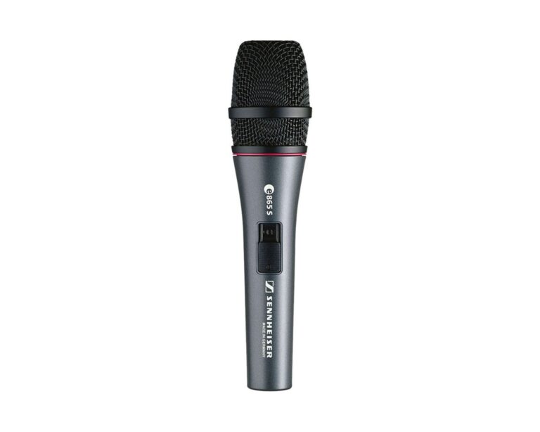 Sennheiser e865S Electret Condenser Supercardioid Microphone