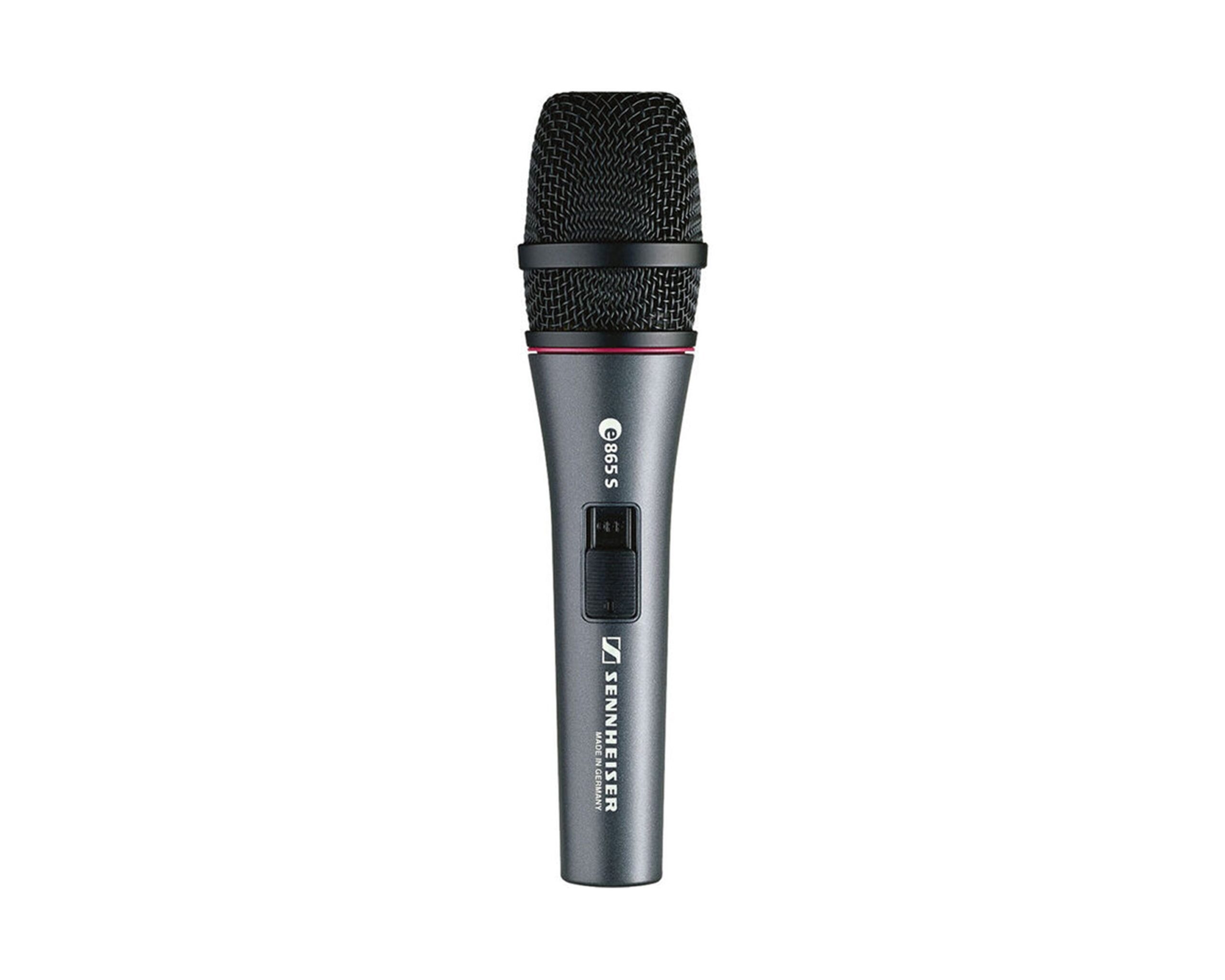 SENE865S_Sennheiser_004847_Image_1-scaled-1.jpg Sennheiser e865S Electret Condenser Supercardioid Microphone with Switch - Image 1