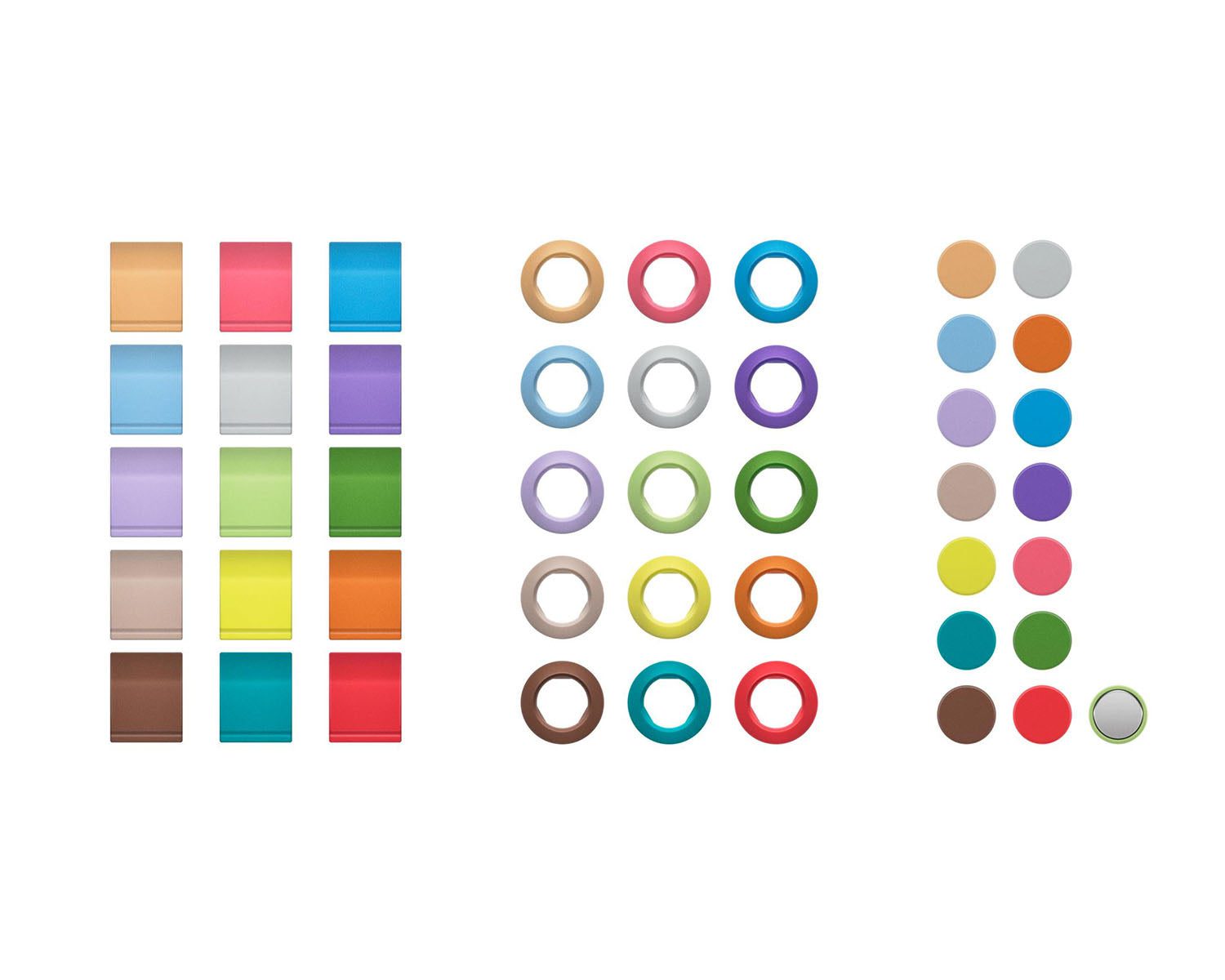 SENEWDCCSA_Sennheiser_508989_Image_1.jpg Sennheiser EW-D Colour Coding Set for ew Digital Wireless Mic Systems - Image 1