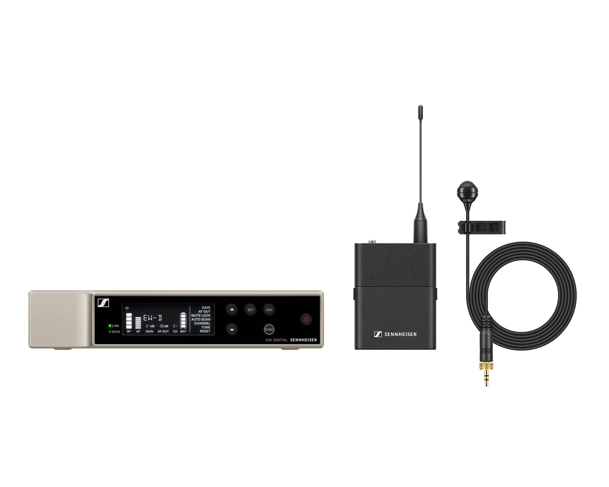 SENEWDME438_Sennheiser_508723_Image_1.jpg Sennheiser EW-D ME4 Wireless ME4 Lapel Mic System (S1-7) CH38 - Image 1