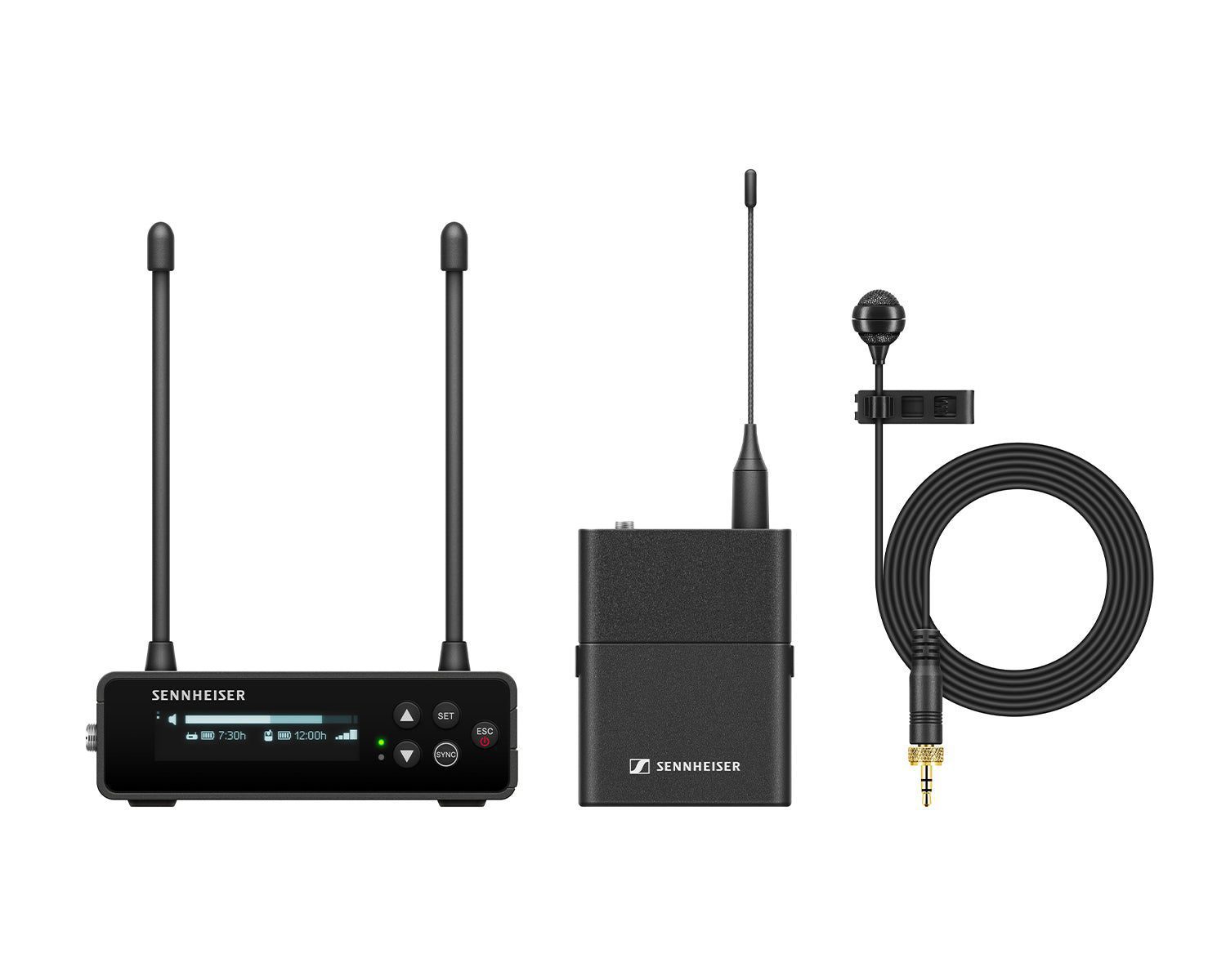 SENEWDPME438_Sennheiser_700023_Image_1.jpg Sennheiser EW-DP ME4 SET Portable Wireless Lapel Mic System (S1-7) CH38 - Image 1