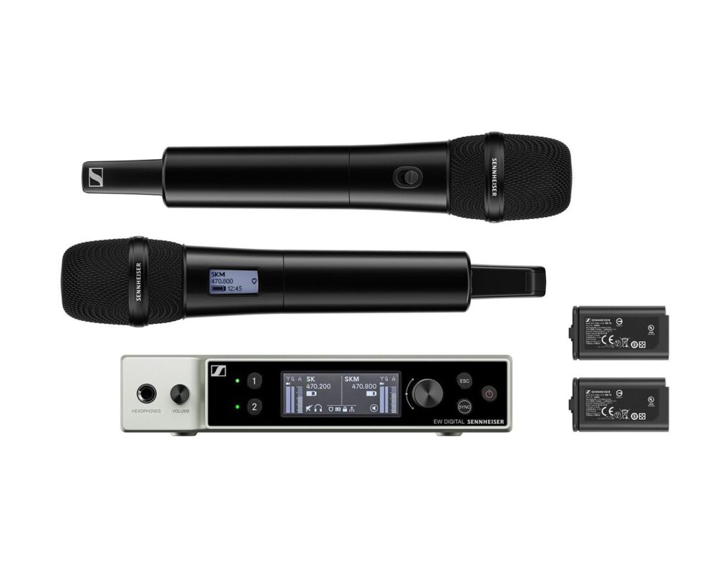 Sennheiser EW-DX dual wireless handheld set