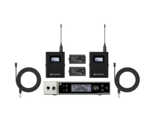 Sennheiser EW-DX SK Dual (S1-10) Wireless Lavalier Set with 2 x MKE2 Capsules