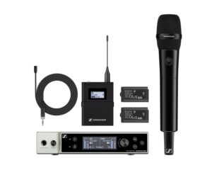 Sennheiser EW-DX Combo (S1-10) Wireless Set with MKE2 Lavalier and MMD 835 Handheld