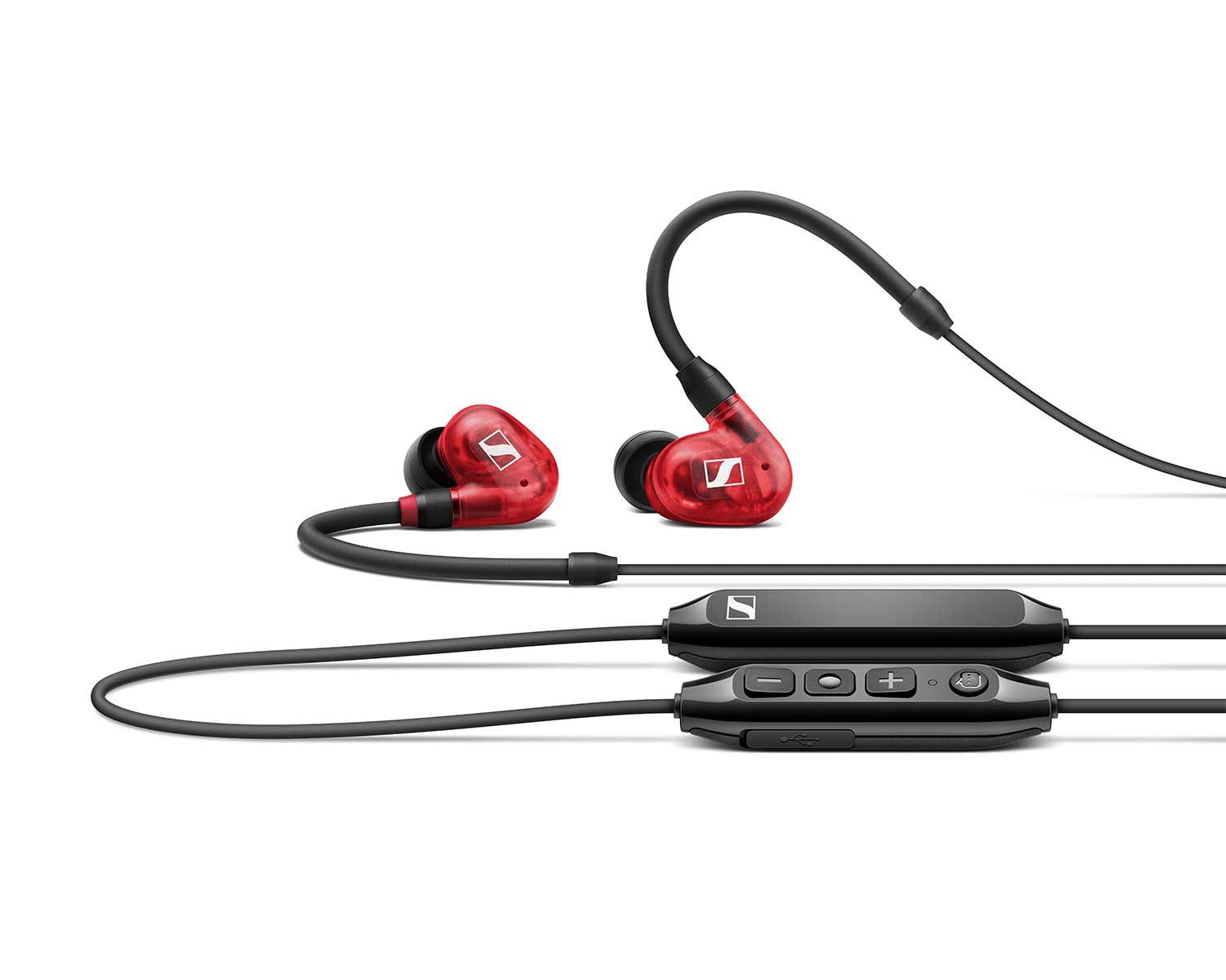 SENIE100PWR_Sennheiser_509173_Image_1.jpg Sennheiser IE 100 PRO + BT Connect Wireless In-Ear Phones (IEM) Red - Image 1