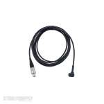 Sennheiser KA100-4/B Right-Angled Cable Miniature Tie Mic Black