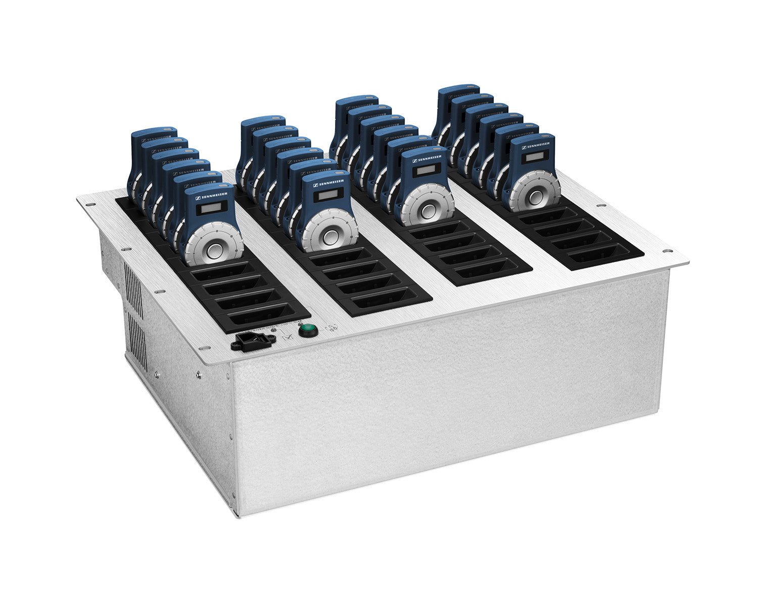 SENL202140_Sennheiser_502037_Image_1.jpg Sennheiser L2021-40 Tourguide Digital Charger Fixed 19" for 40 Receivers - Image 1