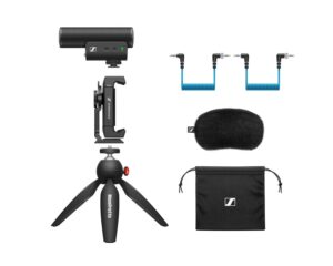 Sennheiser MKE 400 Mobile Kit with Smartphone Clamp and Tripod