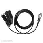 Sennheiser MKE 40-4 Clip-on Cardioid Lavalier Mic 3-Pin SE Plug Black