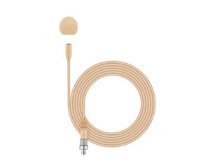 Sennheiser MKE Essential Omni Lavalier Microphone, 3-Pin LEMO Beige