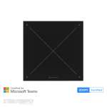 Sennheiser TeamConnect Ceiling 2 Beamforming Array Mic with PoE/Dante Black