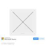 Sennheiser TeamConnect Ceiling 2 Beamforming Array Mic with PoE/Dante White