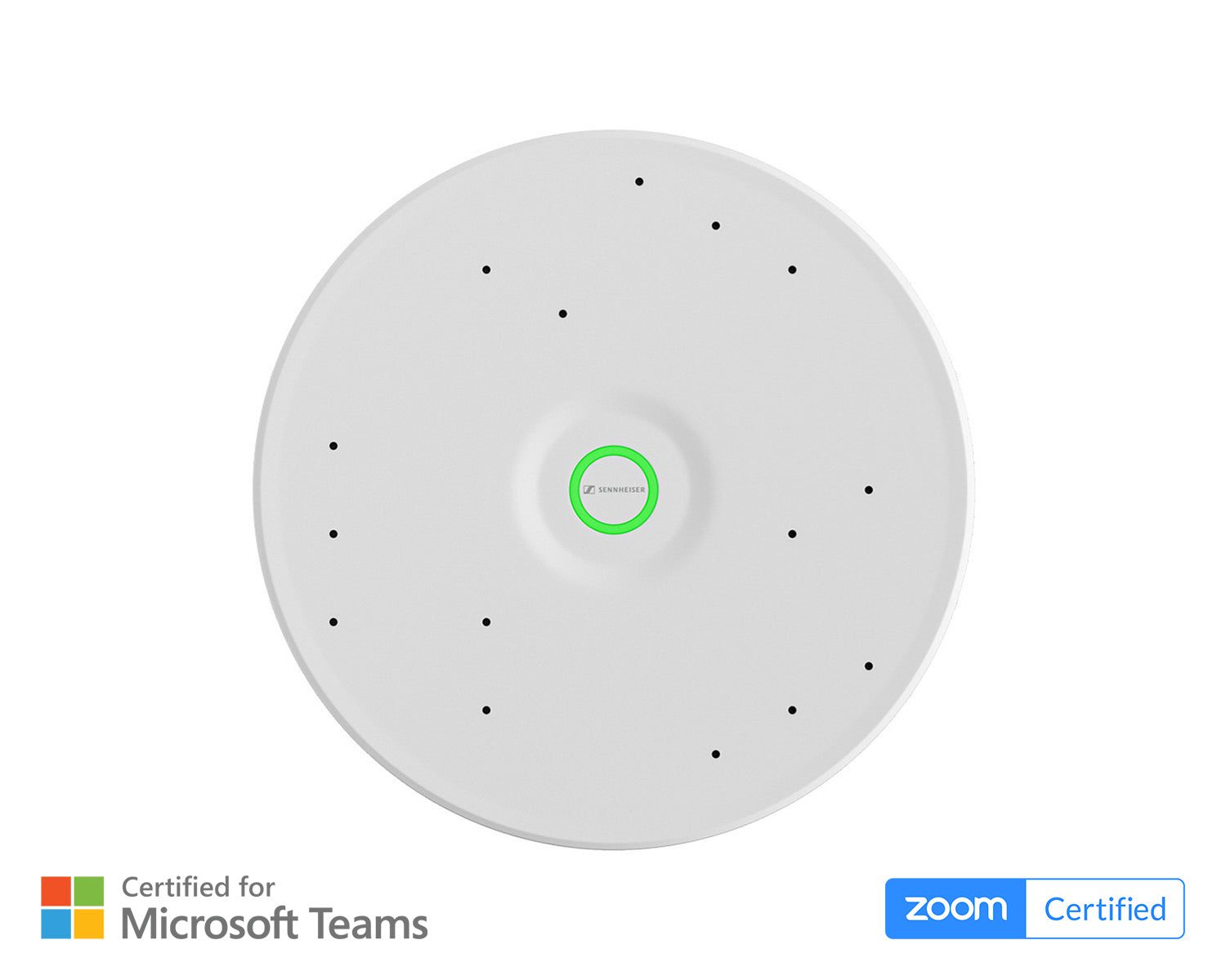 SENTCCMFW_Sennheiser_700170_Image_1.jpg Sennheiser TCC M-F-W TeamConnect Ceiling Medium Flush Ceiling Mic 40m² Wht - Image 1