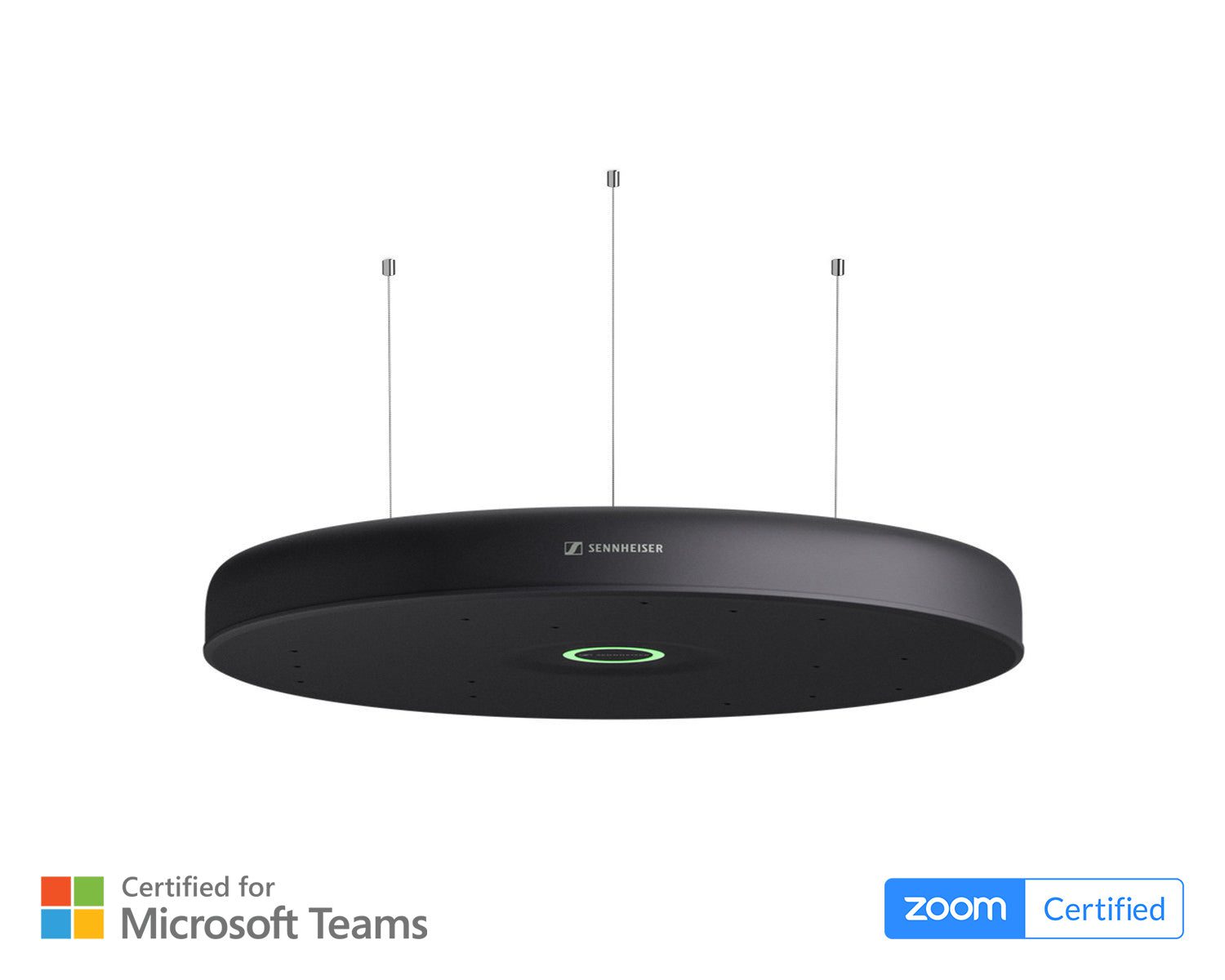 SENTCCMSB_Sennheiser_700295_Image_1.jpg Sennheiser TCC M-S-B TeamConnect Ceiling Medium Hanging Ceiling Mic 40m² Blk - Image 1