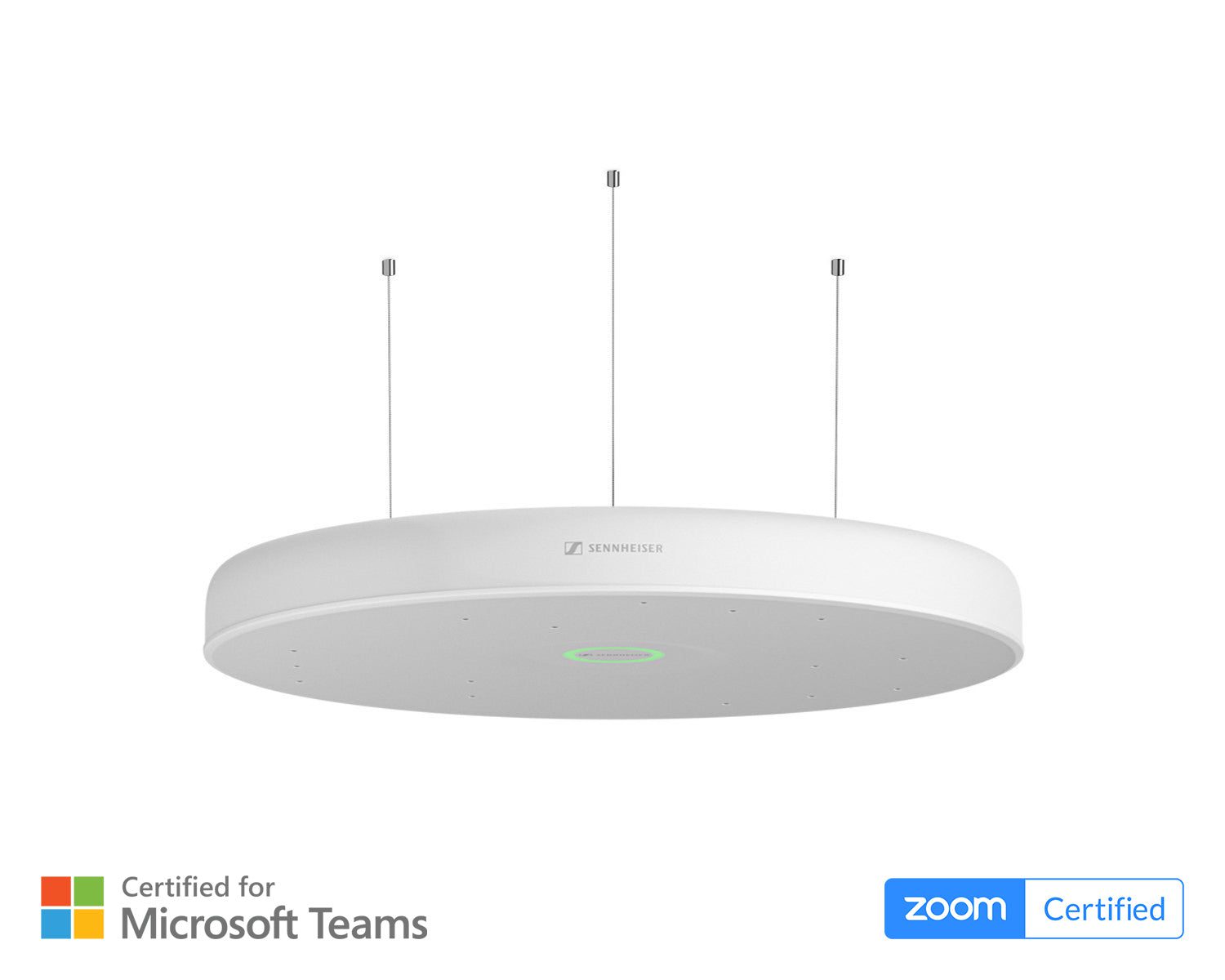SENTCCMSW_Sennheiser_700294_Image_1.jpg Sennheiser TCC M-S-W TeamConnect Ceiling Medium Hanging Ceiling Mic 40m² Wht - Image 1
