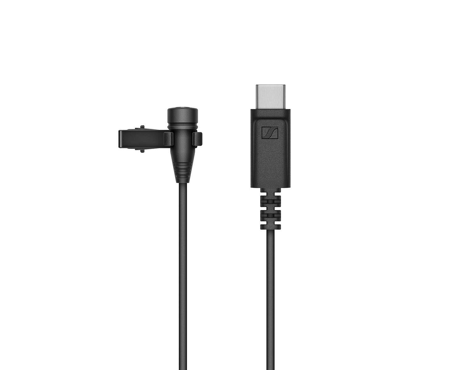 SENXSLUSBC_Sennheiser_509261_Image_1.jpg Sennheiser XS Lav USB-C Omni-Directional Lavalier Mic USB-C Cable 2M - Image 1