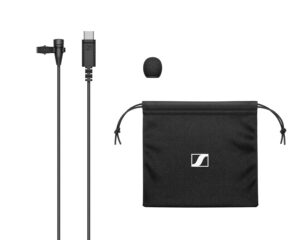 Sennheiser XS Lav USB-C Omnidirectional Lavalier Microphone USB-C Cable 2M
