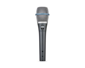 Shure BETA 87A Vocal Condenser Studio-Grade Live Supercardioid Mic