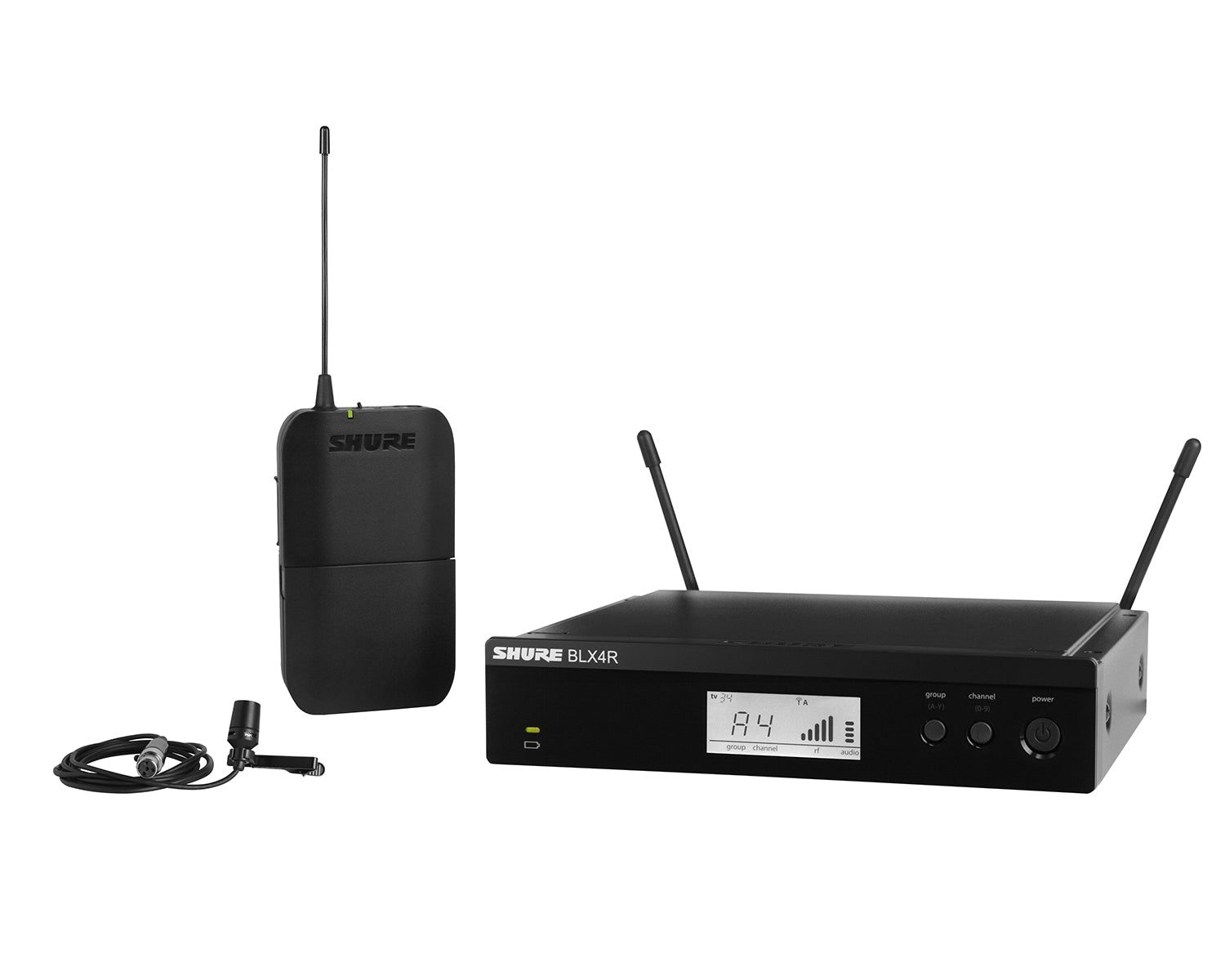 SHUBLX14RUKCVLK3E_Shure_BLX14RUKCVL-K3E_Image_1.jpg Shure BLX14R/CVL Wireless Rackmount Presenter System BLX4R/CVL Lav K3E - Image 1