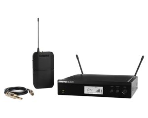 Shure BLX14R (K3E) Wireless Instrument System with WA302 Guitar Cable (Rack Mount)