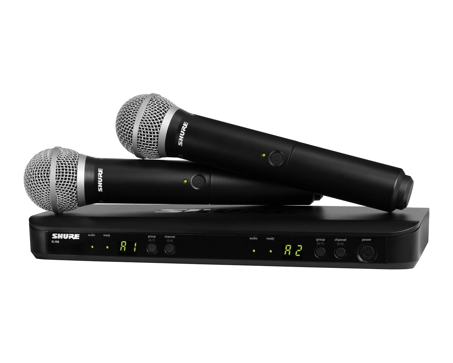 SHUBLX288UKPG58K3E_Shure_BLX288UKPG58-K3E_Image_1.jpg Shure BLX288/PG58 DUAL Wireless Handheld System BLX88/2xPG58 K3E - Image 1