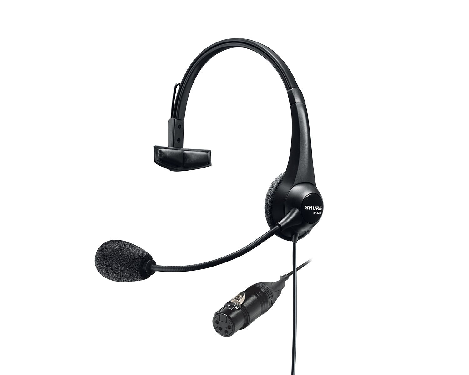 SHUBRH31MNXLR4F_Shure_BRH31M-NXLR4F_Image_1.jpg Shure BRH31M-NXLR4F Single-Sided Broadcast Headset 4-Pin XLR Female - Image 1