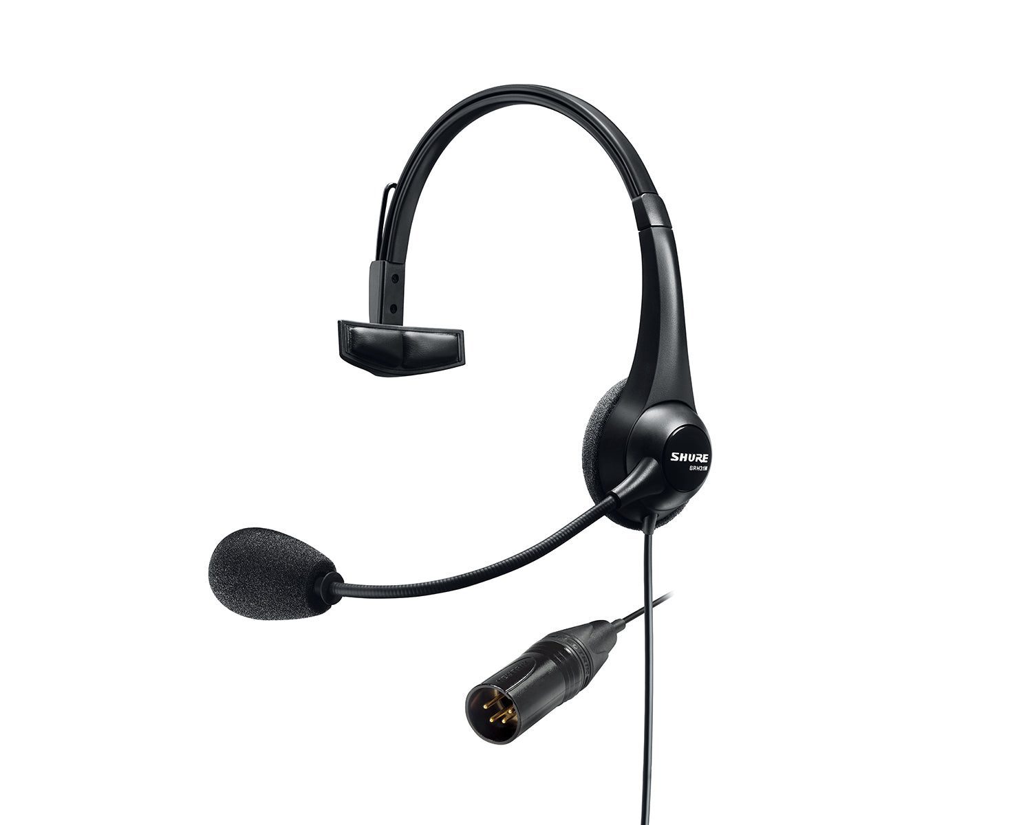SHUBRH31MNXLR4M_Shure_BRH31M-NXLR4M_Image_1.jpg Shure BRH31M-NXLR4M Single-Sided Broadcast Headset 4-Pin XLR Male - Image 1