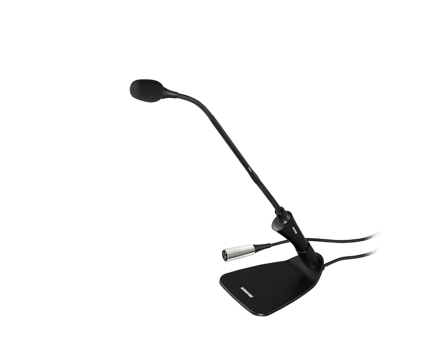 SHUCVG12DBC_Shure_CVG12D-BC_Image_1.jpg Shure CVG12D-B/C Cardioid Condenser 12" Gooseneck Mic w/ Base - Image 1