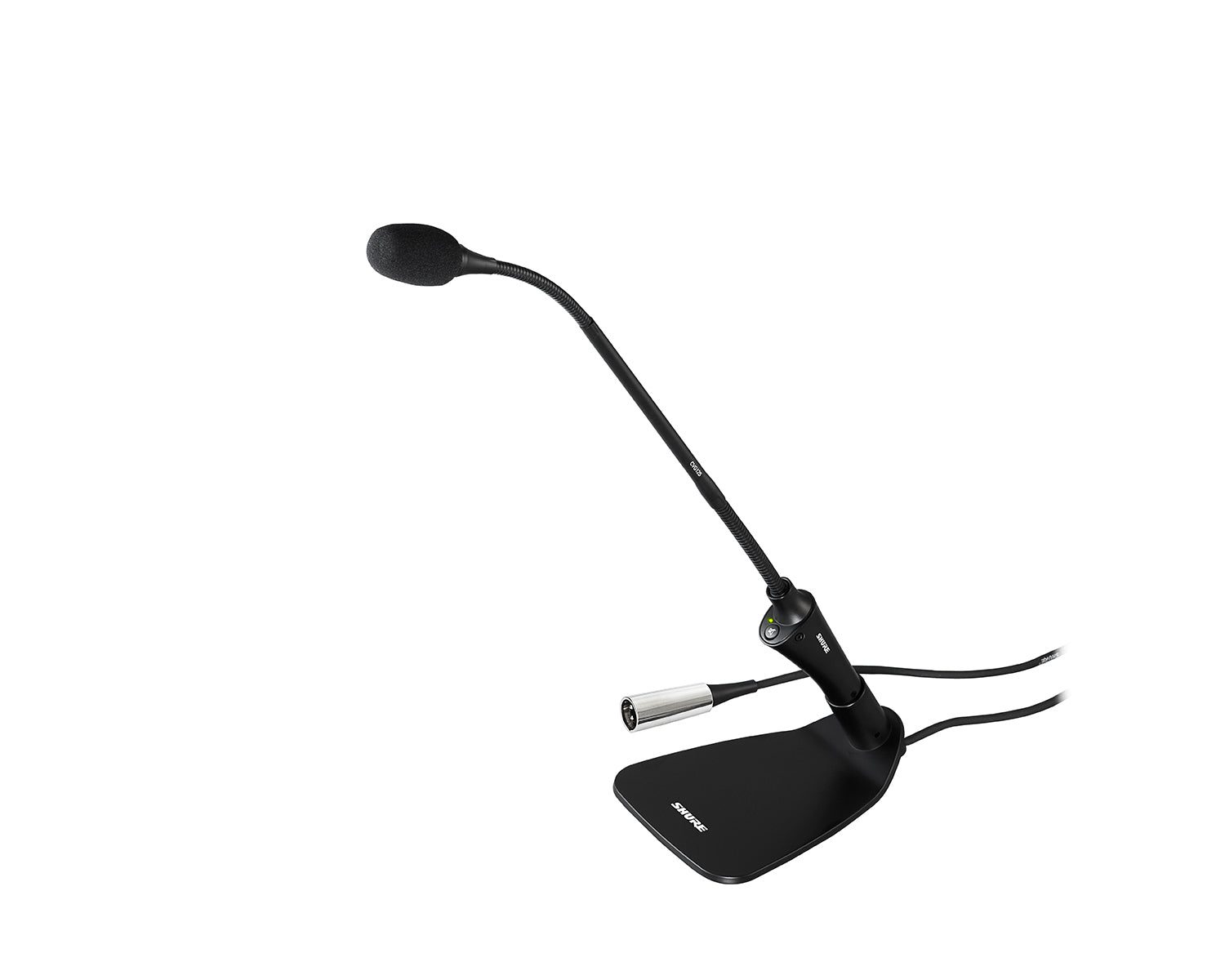 SHUCVG12DSBC_Shure_CVG12DS-BC_Image_1.jpg Shure CVG12DS-B/C Cardioid Condenser 12" Gooseneck Mic w/ Base/Switch - Image 1