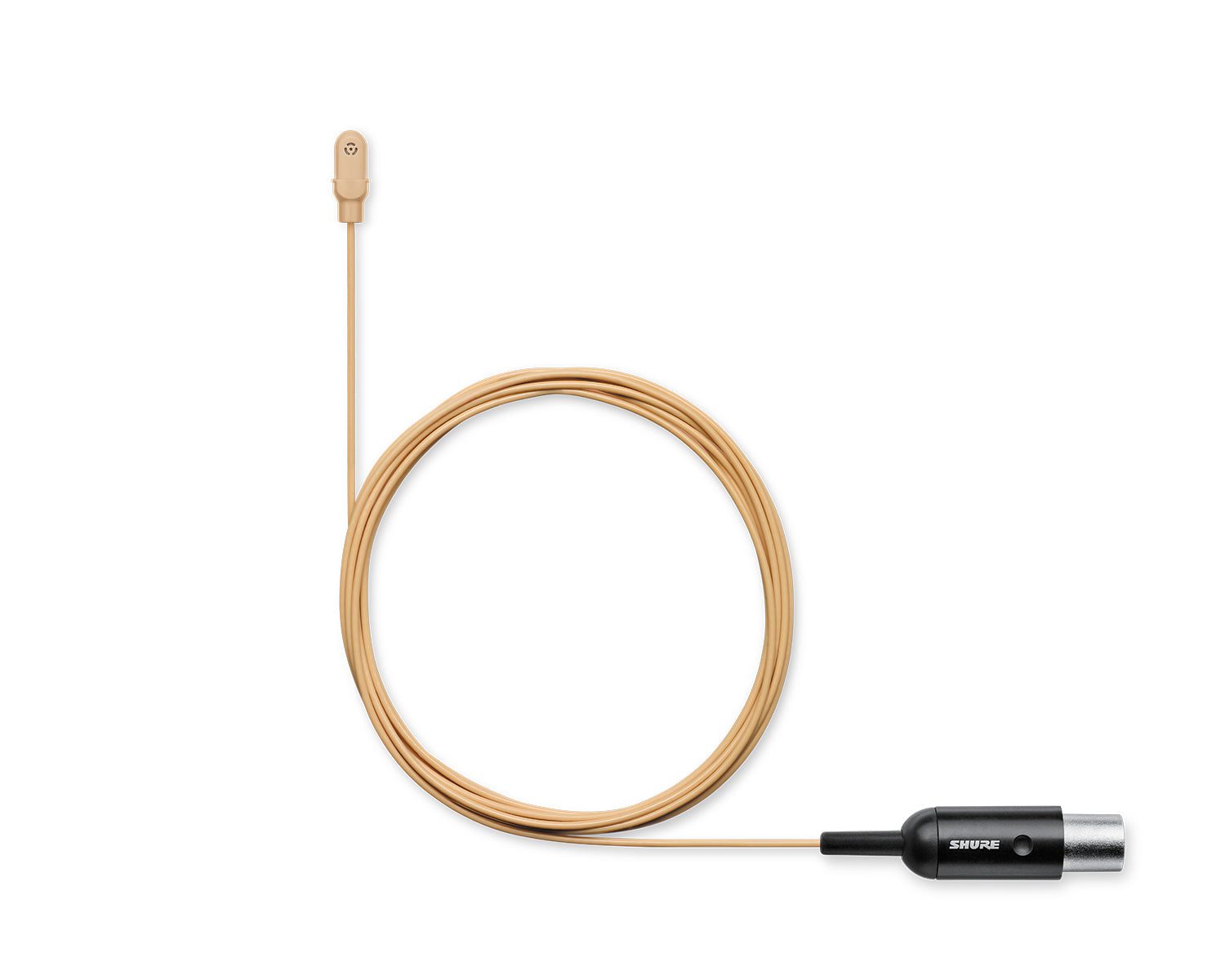 SHUDL4TOMTQGA_Shure_DL4TO-MTQG-A_Image_1.jpg Shure DL4T/O-MTQG-A DuraPlex DL4 Omni Lavalier Mic MTQG IP57 Tan - Image 1