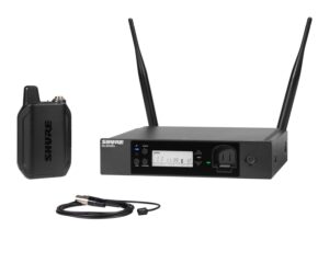 Shure GLXD14R+/93 (Z4) Wireless Presenter System with WL93 Subminiature Lavalier Microphone (Rack Mount)