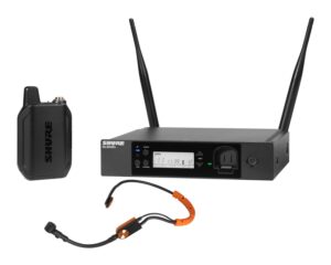 Shure GLXD14R+/SM31 (Z4) Wireless Headworn System with SM31FH Fitness Headset (Rack Mount)
